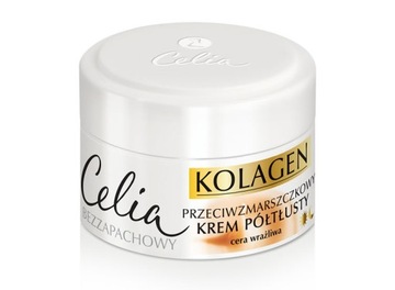 CELIA KOLAGEN KREM DO TWARZY PÓŁTŁUSTY Kozie mleko
