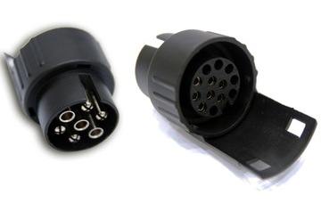 Adapter przejściówka redukcja 7/13 PIN gniazda hak