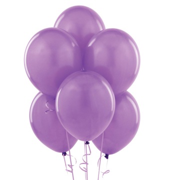 Balony Lateksowe Pastelowe LAWENDOWE Fioletowe Ślub Urodziny 12 cali 25szt.