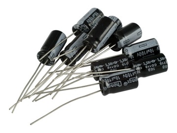 Kondensator elektr. 10uF 100V - [10szt]