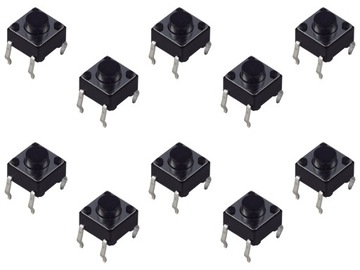 Przełącznik Tact Switch 6x6x5mm - [10szt]