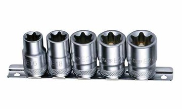 BOXO ZESTAW NASADEK TORX 9 EL. E10-E24 1/2''
