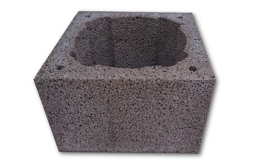 Pustak kominowy dymowy jednociągowy K 36x36x24 cm