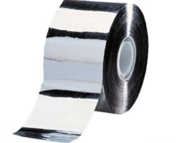 TAŚMA ALUMINIOWA METALIZOWANA 50mm 50mb KLEJĄCA