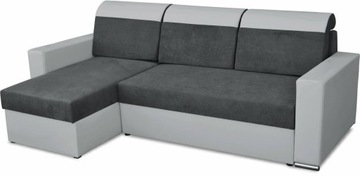 Sofa kanapa narożnik BIRD Roller Szary/Grafit