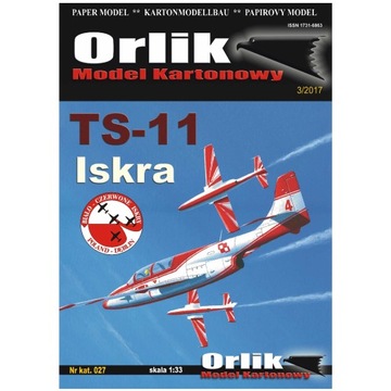 Orlik 027 Samolot szkolny TS-11 Iskra 1:33
