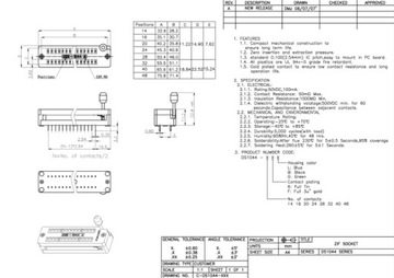 Тестовое гнездо ZIF 16pin