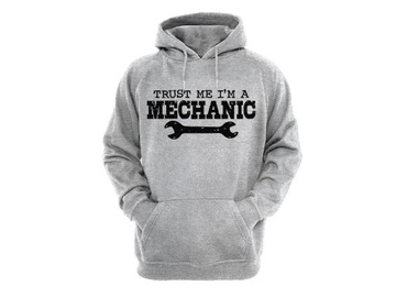 BLUZA Z KAPTUREM SUPER MECHANIK NA PREZENT WZORY