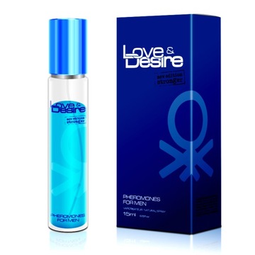 15ML PERFUMY Z FEROMONAMI LOVE DESIRE MĘSKIE