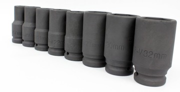 KLUCZE NASADOWE NASADKI UDAROWE 3/4 17-32mm 8el