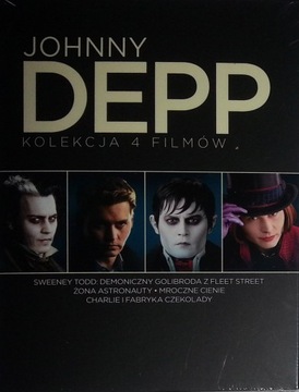 JOHNNY DEPP - Charlie i fabryka czekolady (4 DVD)