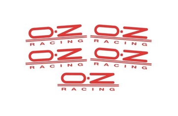 Naklejki OZ RACING NA DEKIELKI KAPSLE 5 SZT.