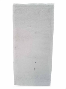 Каминная дверца из нержавеющей стали, полированный хром, 14x21см
