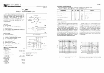 ЛЕГЕНДАРНЫЙ УСИЛИТЕЛЬ PLESSEY SL560 2–300 МГц