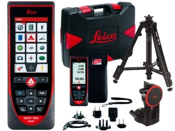 NOWY PROFESJONALNY DALMIERZ LEICA DISTO D810 TOUCH FULL ZESTAW Z WALIZKA