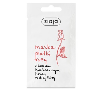 Ziaja maseczka młodości płatki róży kwas hialuro
