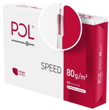 5 копировальной бумаги для принтеров Polspeed формата А4, 2500 листов.