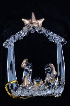 Стеклянные фигурки 3 шт.