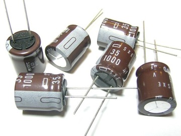 [10szt] 1000uF 35V Nippon SXE kondensator Low Imp.