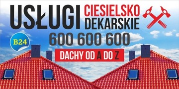 Reklama Baner reklamowy - Usługi dekarskie 3x1m