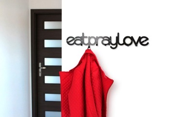 decolicious-pl EATPRAYLOVE настенная вешалка