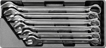 KLUCZE PŁASKO-OCZKOWE 22-32 MM SZUFLADA 6SZT. YATO