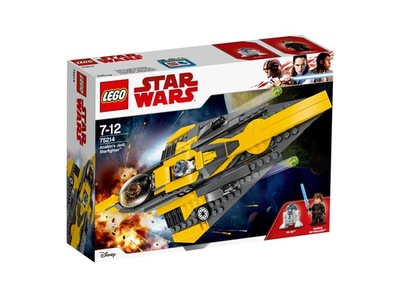 LEGO STAR WARS 75214 Jedi Starfighter Anakina Super Zestaw Klocków 247 El