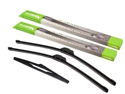 WIPER BLADES NEGOTTI RENAULT TWINGO II 2007- + REAR - milautoparts-fr.ukrlive.com