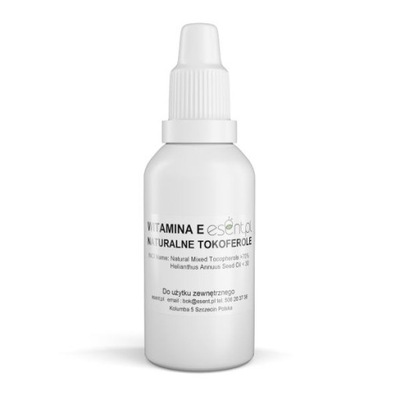 Naturalne Tokoferole - Witamina E 30 ml