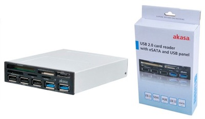 Czytnik Kart Pamięci CF MS SDXC HUB USB 3.0 eSATA