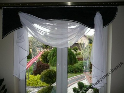 Firany firanki Panele Lambrekin 120cm-200 szer.