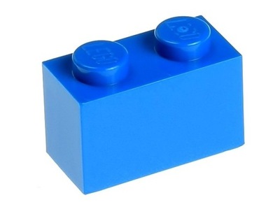 LEGO Klocek zwykły 1x2 3004 4613959 niebieski - 4 szt.