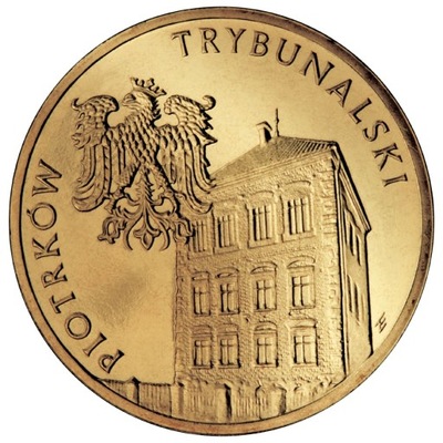 Moneta 2 zł Piotrków Trybunalski
