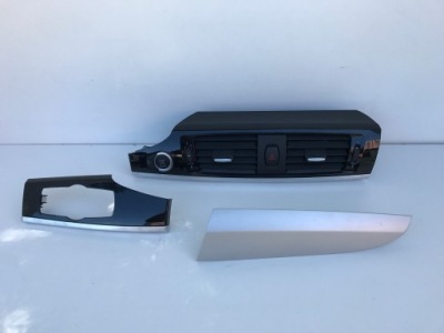 Накладки декоративные консоли bmw x3 f25 x4 f26 фото №1