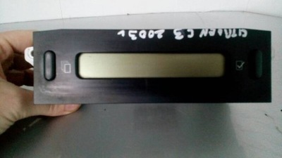 CLOCK DISPLAY CITROEN C3 9647409477 B00 - milautoparts-fr.ukrlive.com