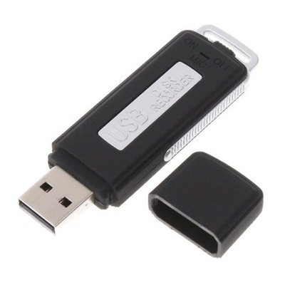 DYKTAFON CYFROWY PENDRIVE PODSŁUCH SZPIEGOWSKI 8GB