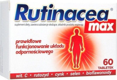 RUTINACEA MAX SKUTECZNIE WZMACNIA ODPORNOŚĆ