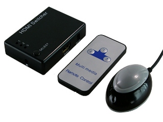 Splitter 3 x HDMI to HDMI Rozdzielacz HDMI Pilot