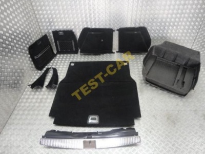 Mercedes w204 оббивка обшивка багажник пластик фото №1