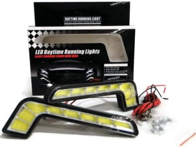 Cob світло do рух dziennej led mercedes black фото №1