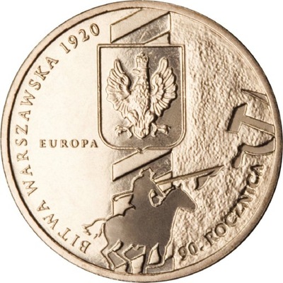 Moneta 2 zł Bitwa Warszawska
