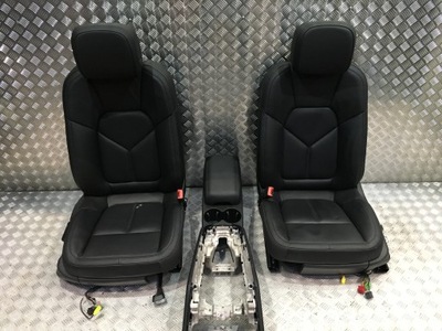 Porsche macan 95b сидіння обшивки салон заднє сидіння m8 фото №1