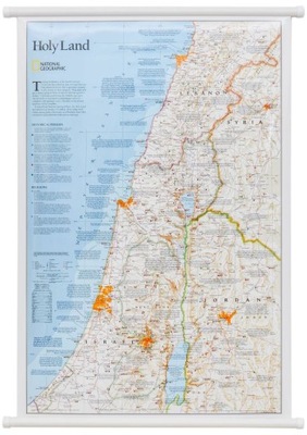 ZIEMIA ŚWIĘTA MAPA ŚCIENNA NATIONAL GEOGRAPHIC