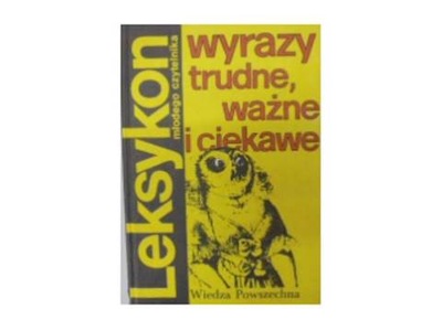 leksykon młodego czytelnika wyrazy - 1987 24h wys