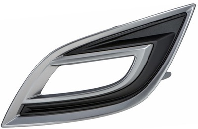 Решітка радіатора решітка бампера mazda cx-9 09-12 ліва хром фото №1