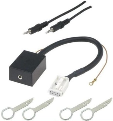 ADAPTATEUR CONTACT AUX-IN + CLE POUR D'INSTALLATION VW DELTA 6 MFD2 RNS2 RCD 300 - milautoparts-fr.ukrlive.com