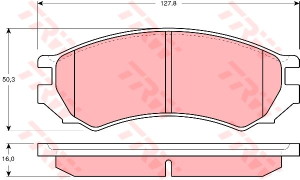 SABOTS DE FREIN DE FREIN DACO AVANT NISSAN PRIMERA 90-96 - milautoparts-fr.ukrlive.com