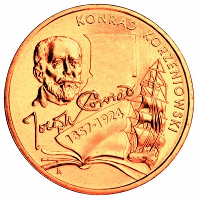 Moneta 2 zł Konrad Korzeniowski