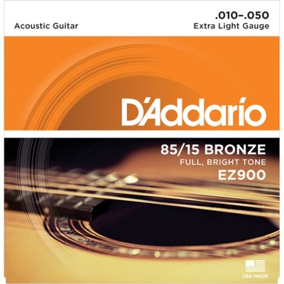 STRUNY DO GITARY AKUSTYCZEJ D'addario EZ 900 SKLEP