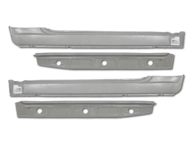 Порог ремкомплект wew+zew 4szt fiat 126p 126 maluch фото №1